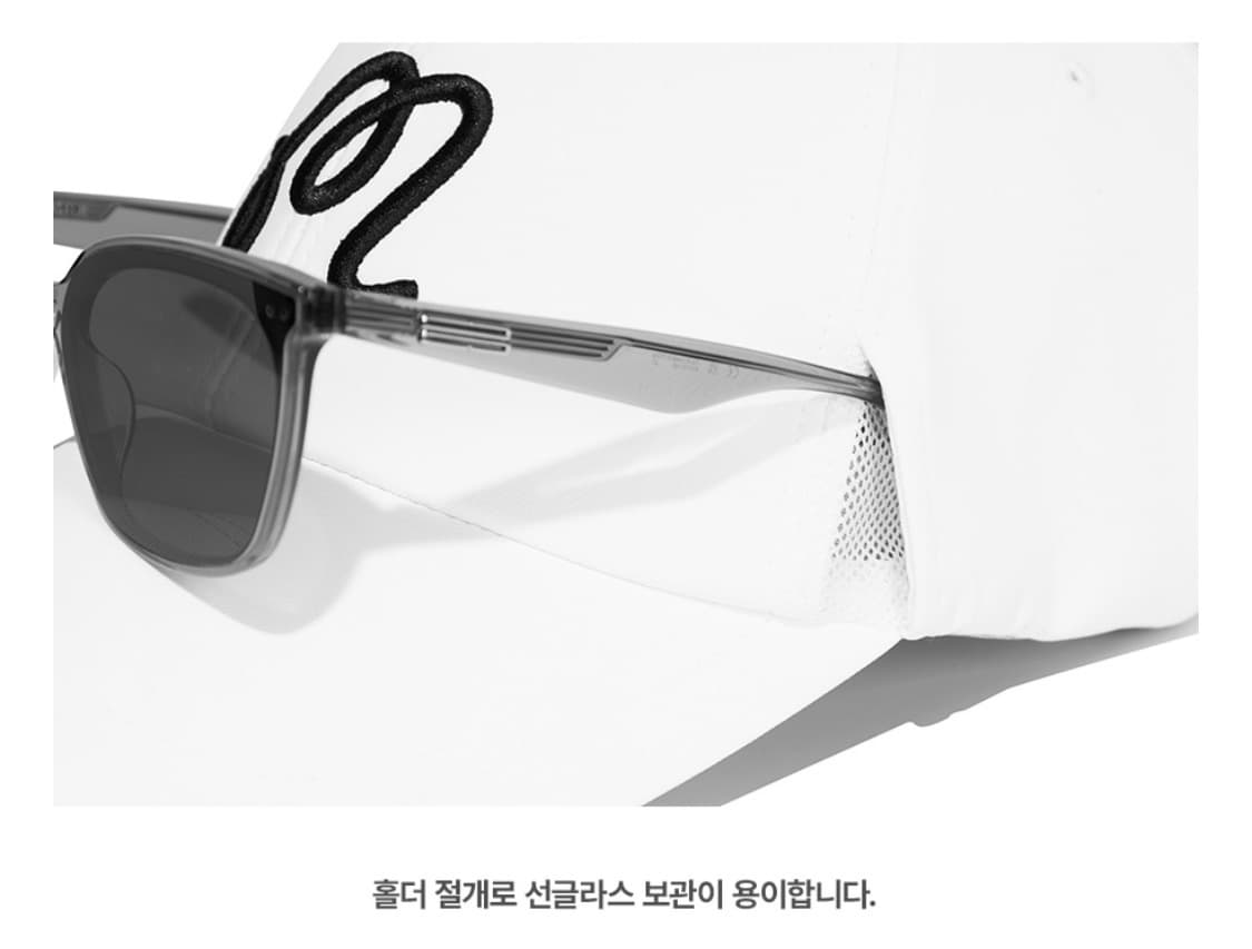 새상품) 말본 골프 선글라스 홀더 볼캡 화이트 판매. 상품이미지4