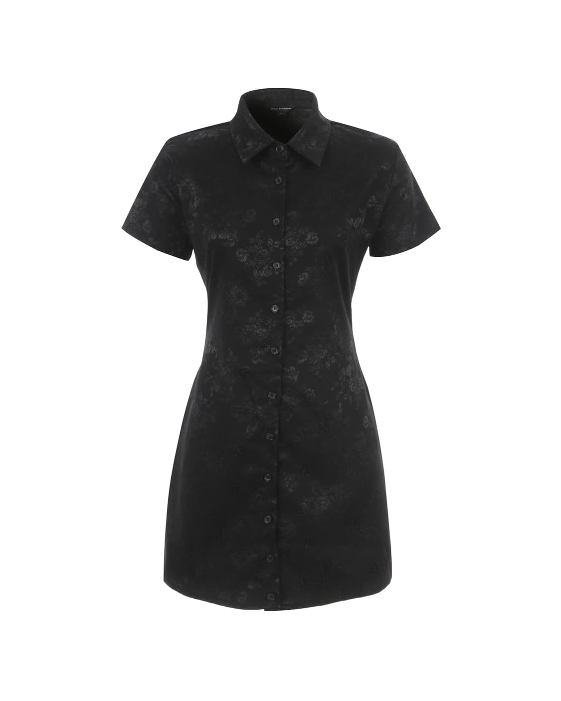 Jacquard shirt one-piece 상품이미지1