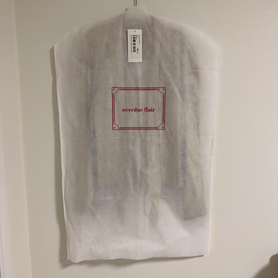 오버듀플레어 리본 블라우스 베이지 새상품 상품이미지8