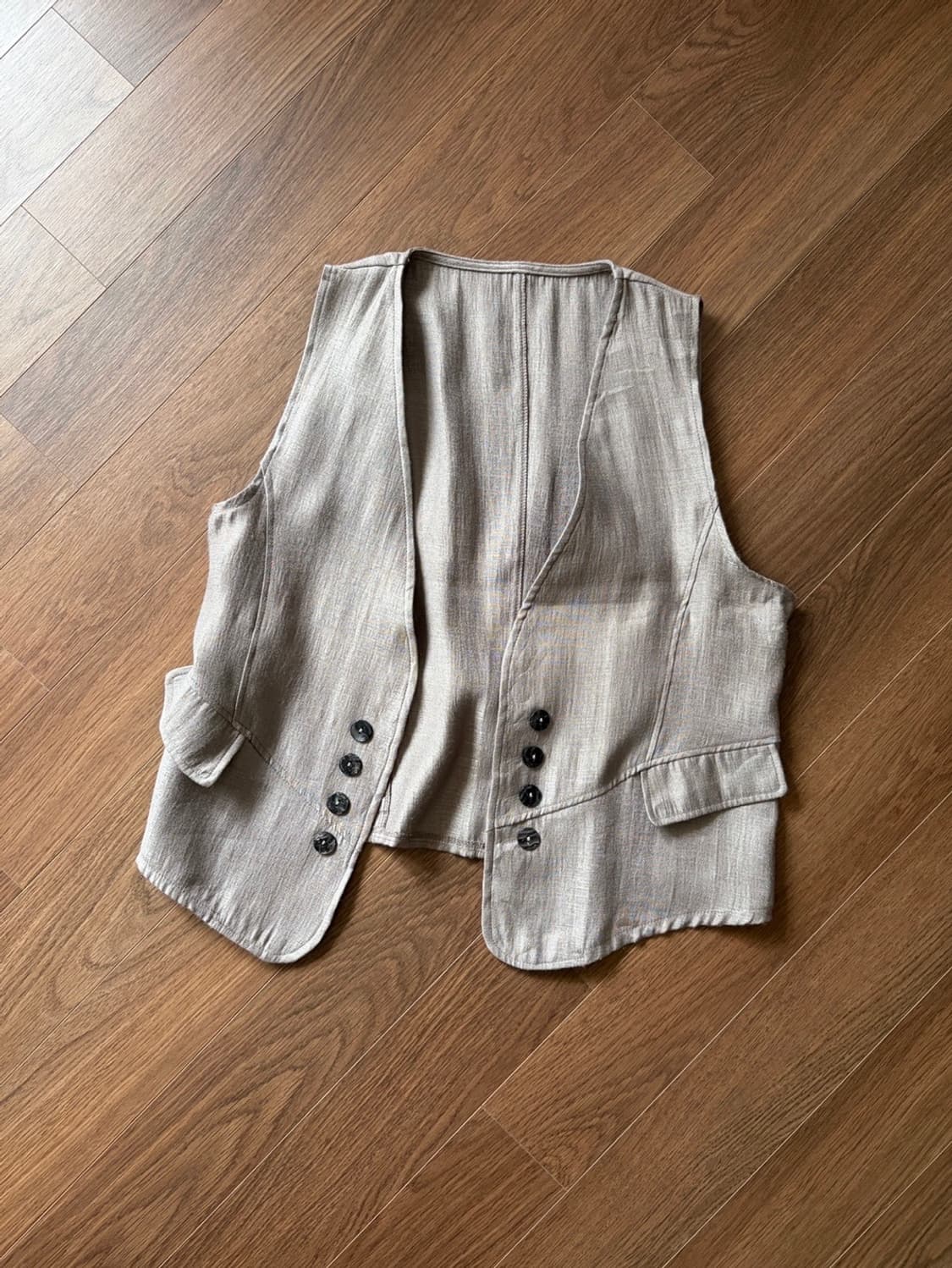 glossy vest 상품이미지1