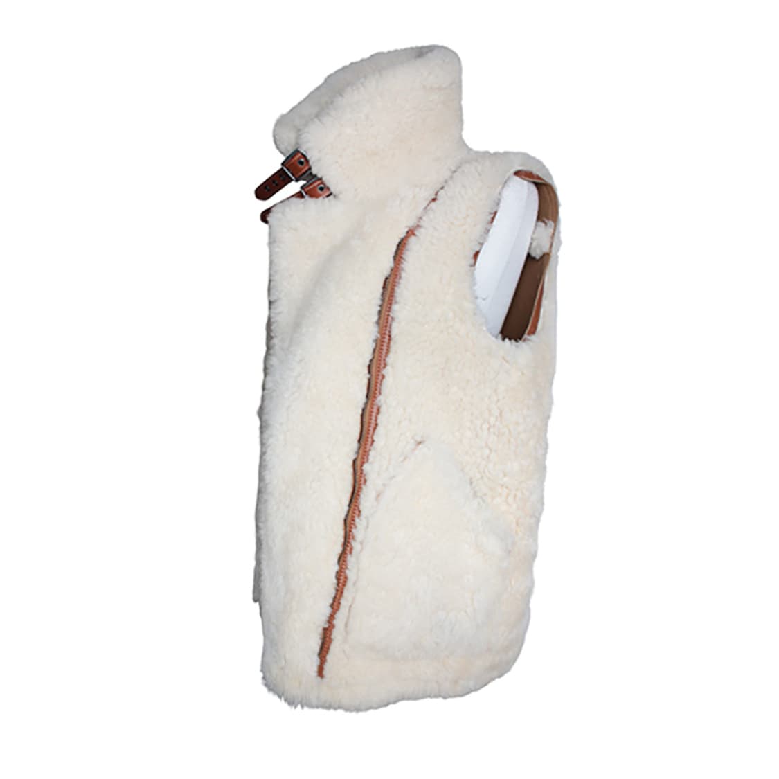 코치 램스킨 무스탕 양면 베스트 55, 66 상품이미지2