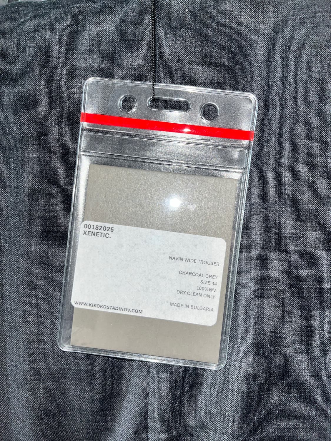 44) navin wide trouser charcoal grey 상품이미지2