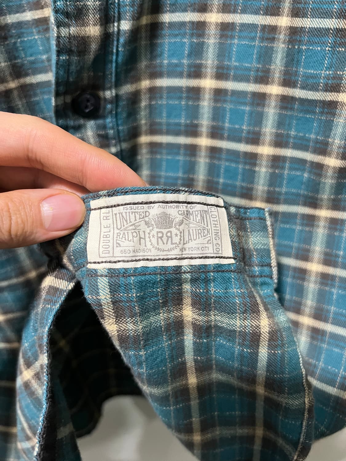 RRL 플래드 트윌 워크셔츠 상품이미지8