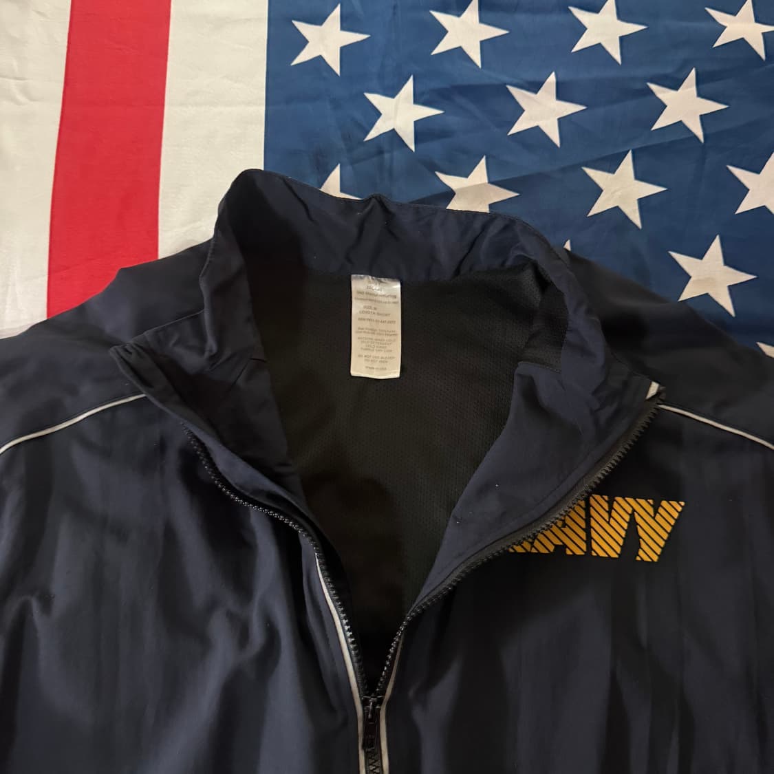 [M] 밀리터리 미 해군 NAVY 바람막이 러닝 자켓 -1 상품이미지4