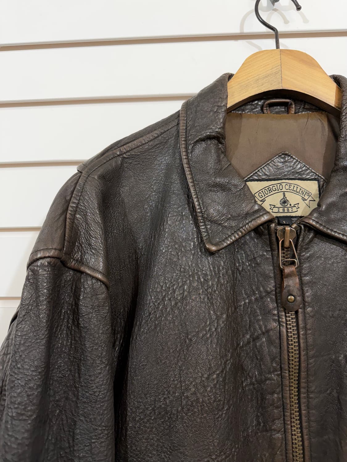 Giorgio Cellini leather jacket 양가죽 자켓  상품이미지3