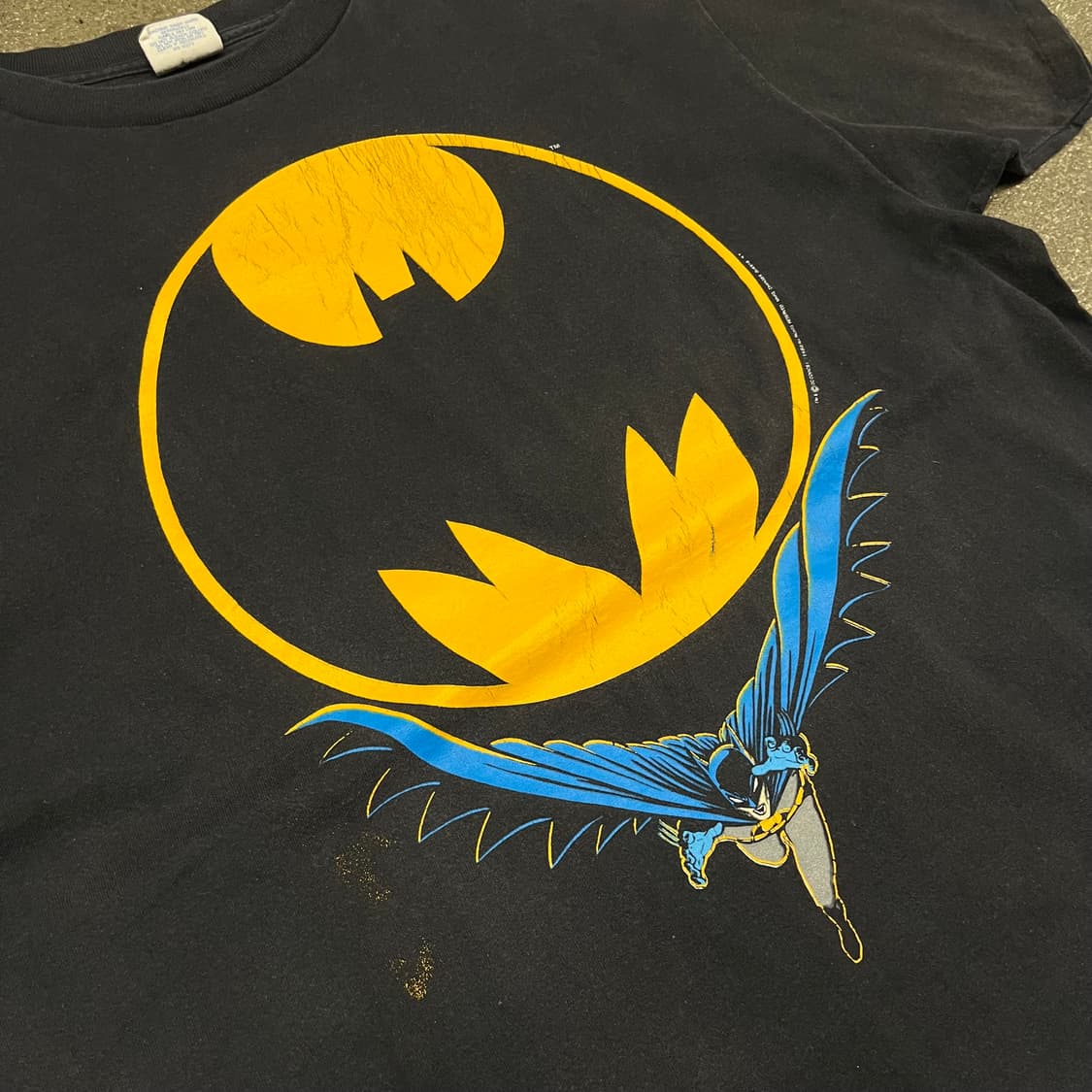 80s 배트맨 프린팅 티셔츠 (105) 상품이미지2