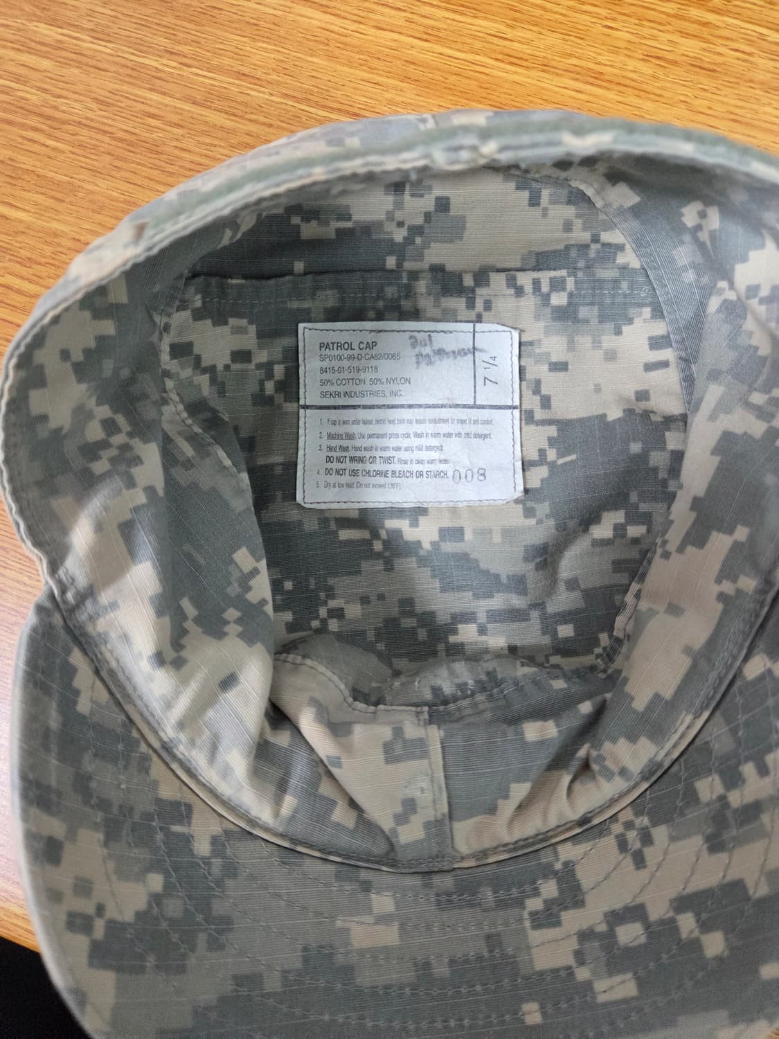 미군 카모 패트롤캡 상품이미지4