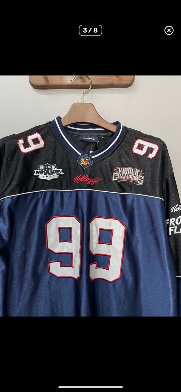 위캔더스 X 켈로그 풋볼 네이비 져지 A3009 상품이미지3