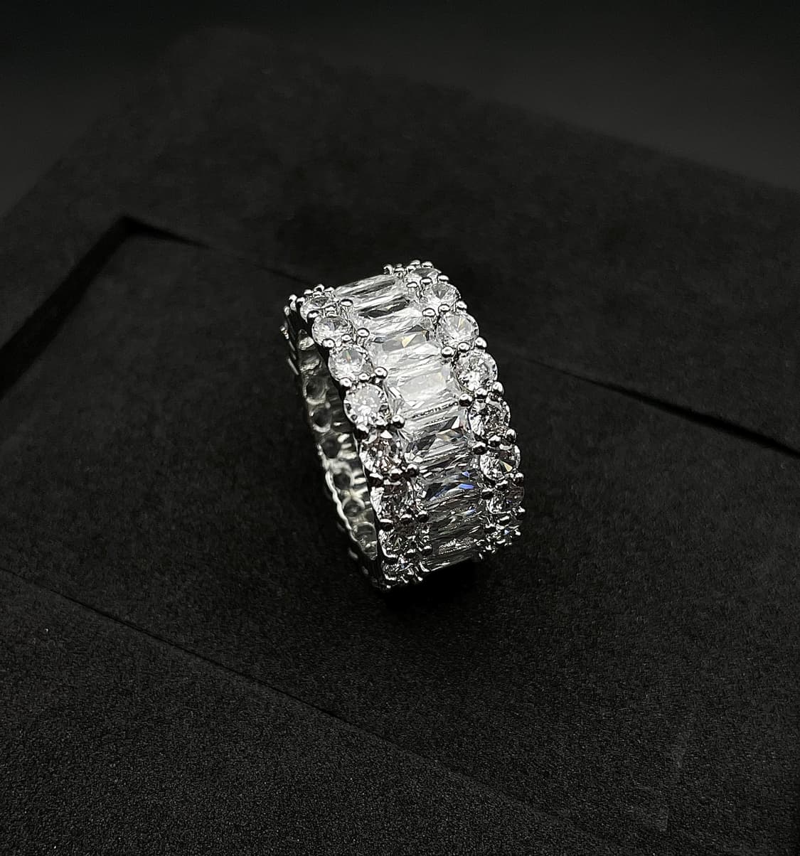 pcr053 Crown white cubic ring 상품이미지5