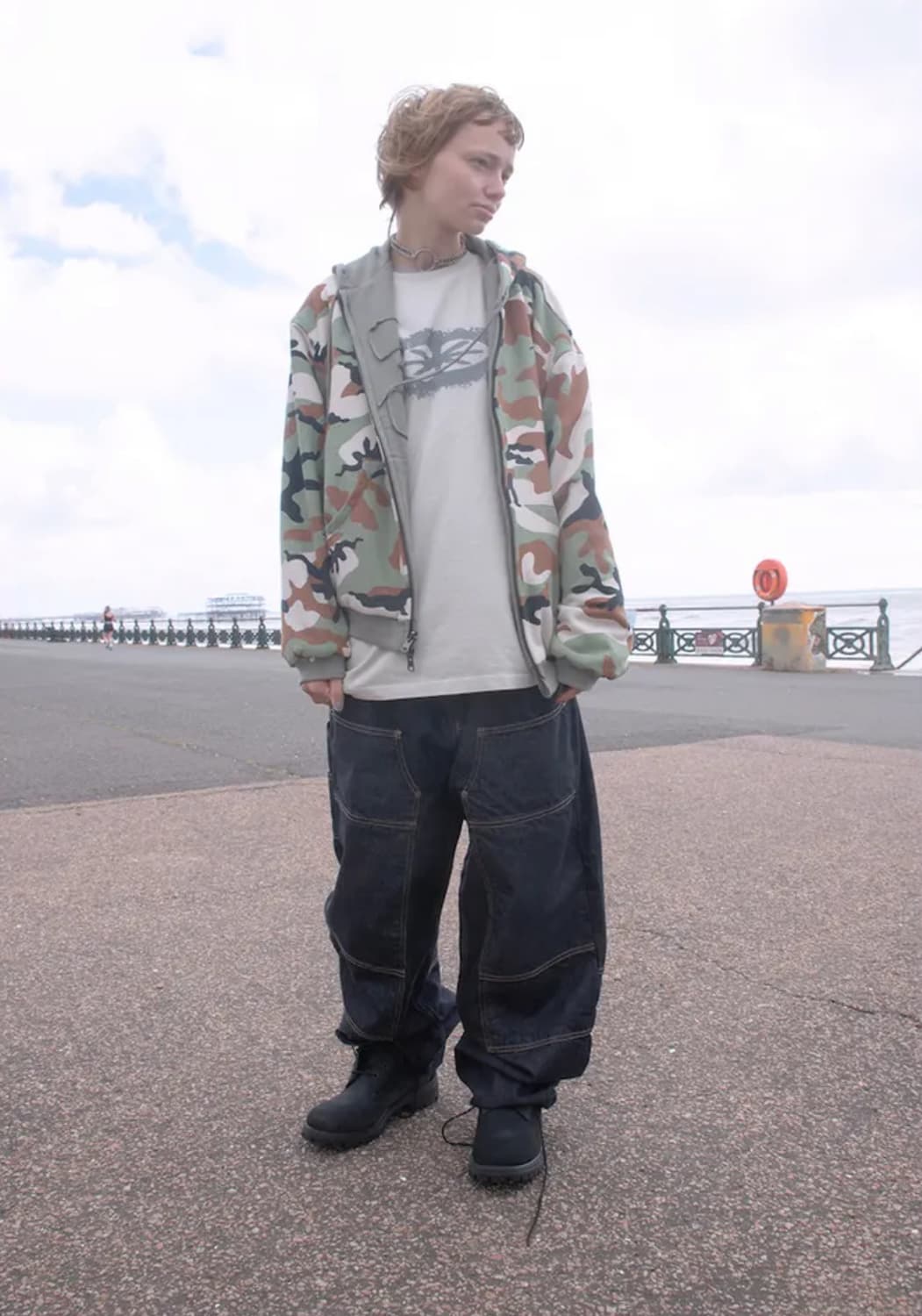 이알티알 카모 리버시블 후드집업 후드티  상품이미지5