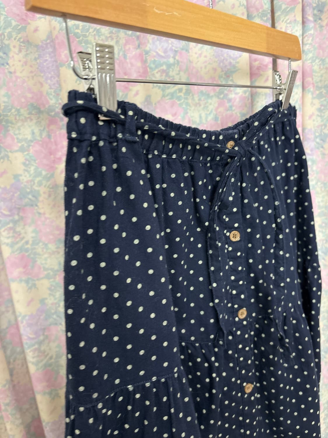 네이비 도트 스커트 상품이미지10