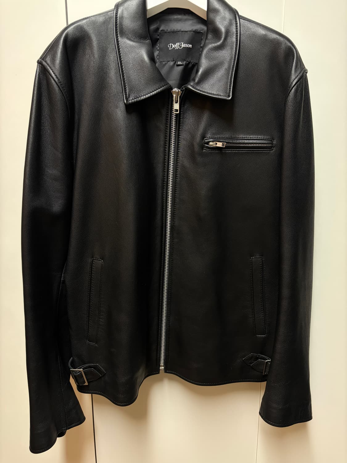 도프제이슨 램스킨 싱글 자켓 XL 상품이미지3