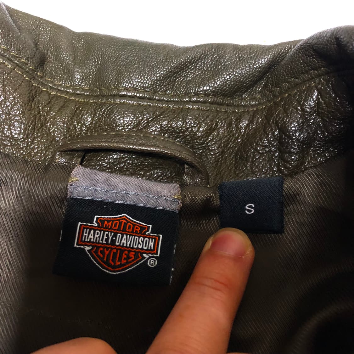할리 데이비슨 가죽 라이더 자켓 패치 여성용 상품이미지5