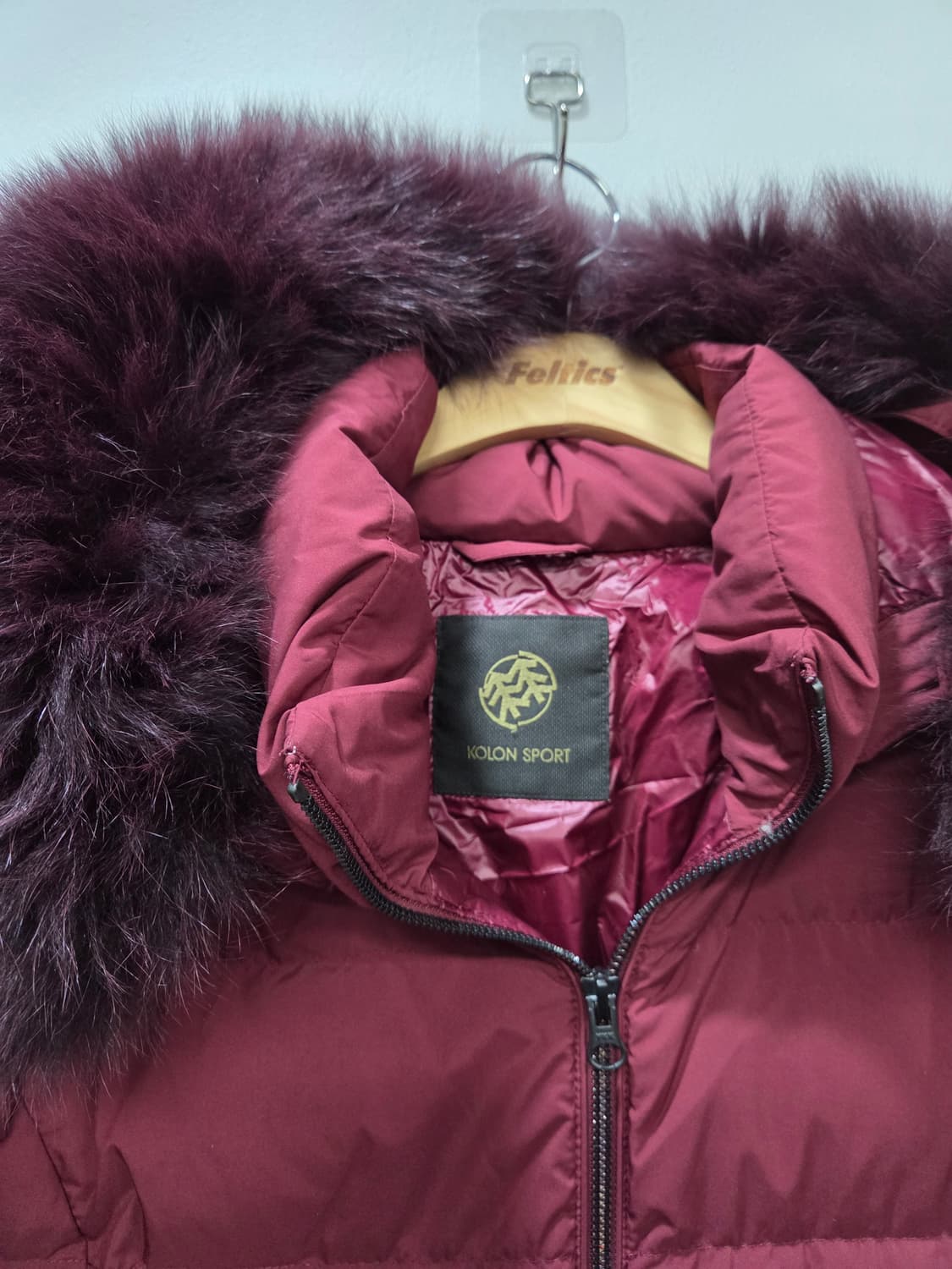 코오롱스포츠 덕다운 롱패딩 95 상품이미지3