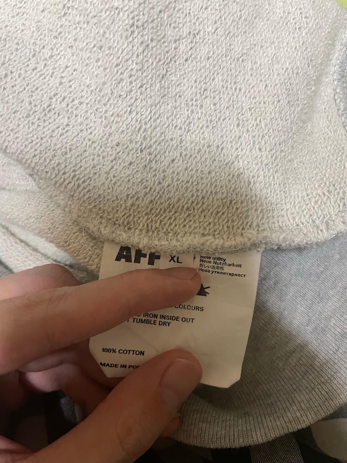 아픽스 맨투맨 XL 상품이미지4