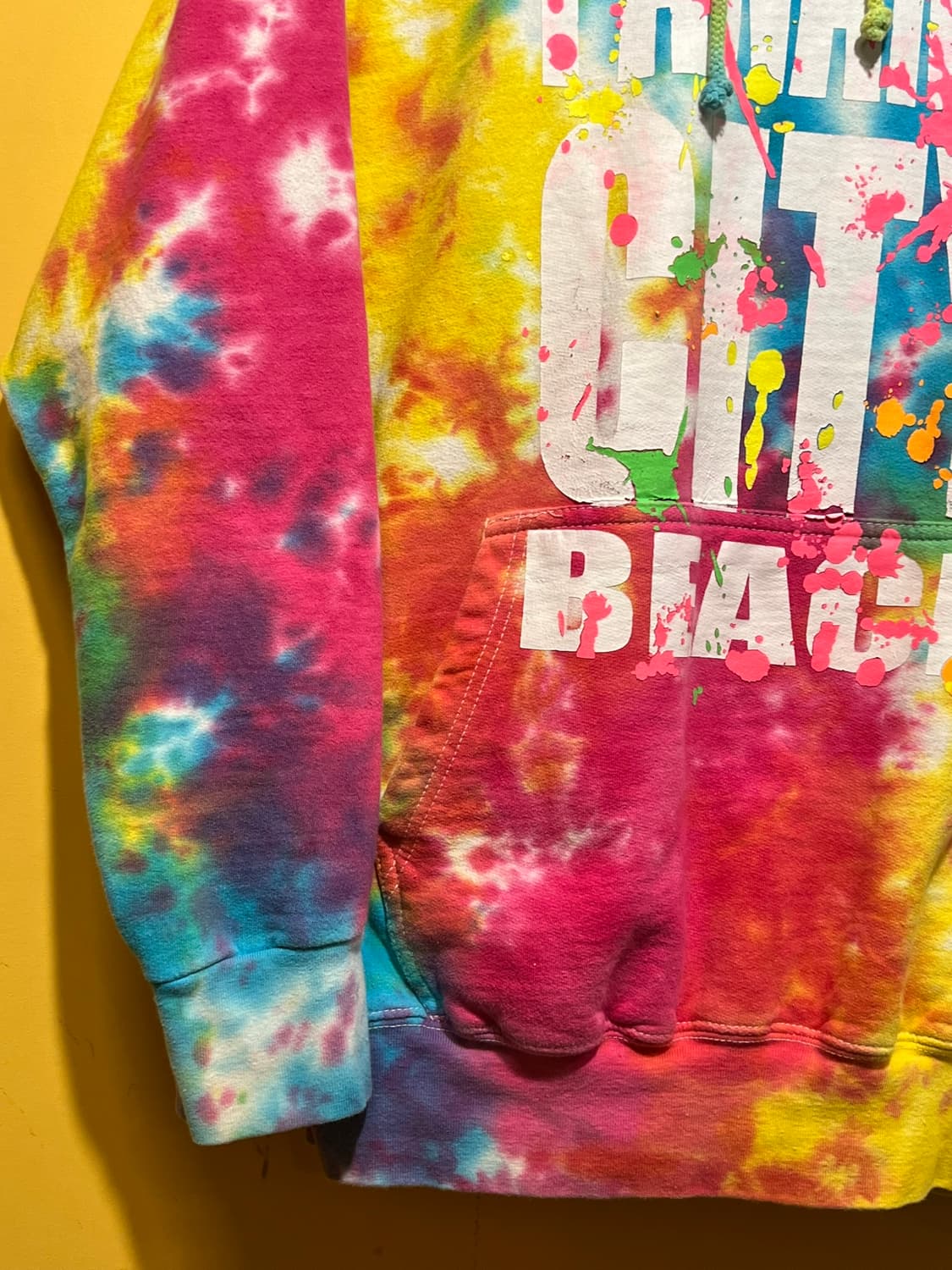 [L] 타이다이 파나마 시티 그래픽 후드 티셔츠 상품이미지4