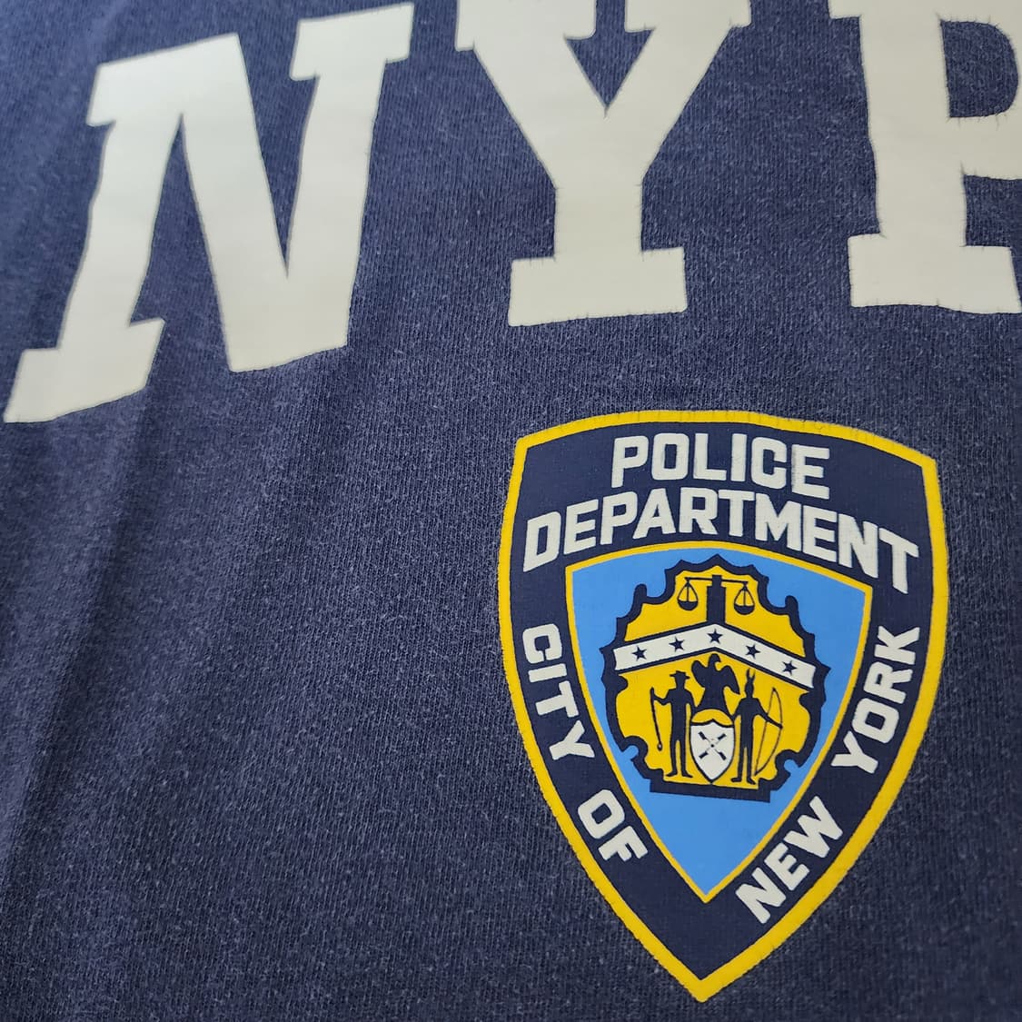 [XL] 00s 빈티지 NYPD 네이비 롱슬리브 상품이미지2