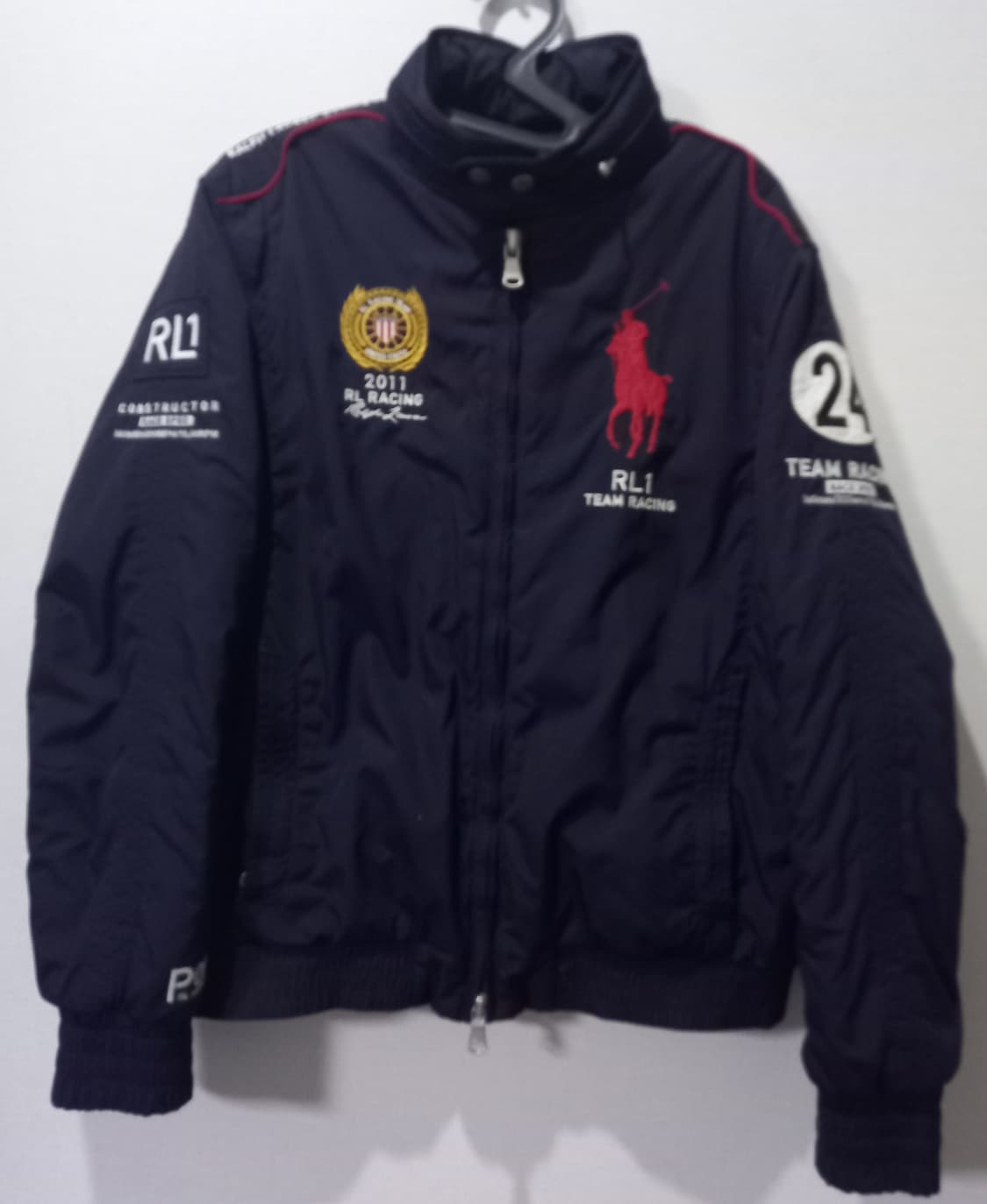 폴로 POLO 랄프로렌 빅포니 레이싱 패딩 점퍼 95/M 상품이미지1