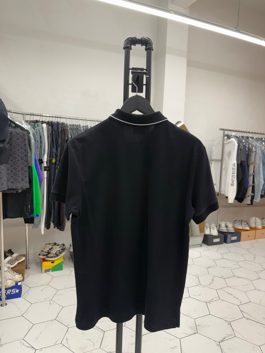 [M] 버버리 자수 로고 반팔 카라티 상품이미지2