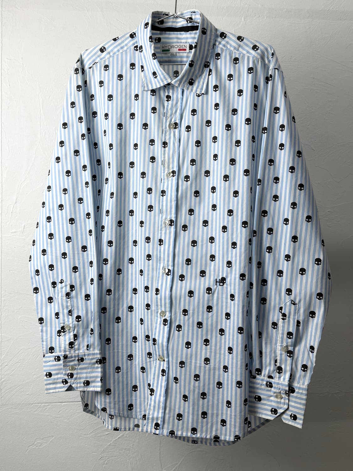 Hydrogen 스컬 스트라이프 셔츠 상품이미지2