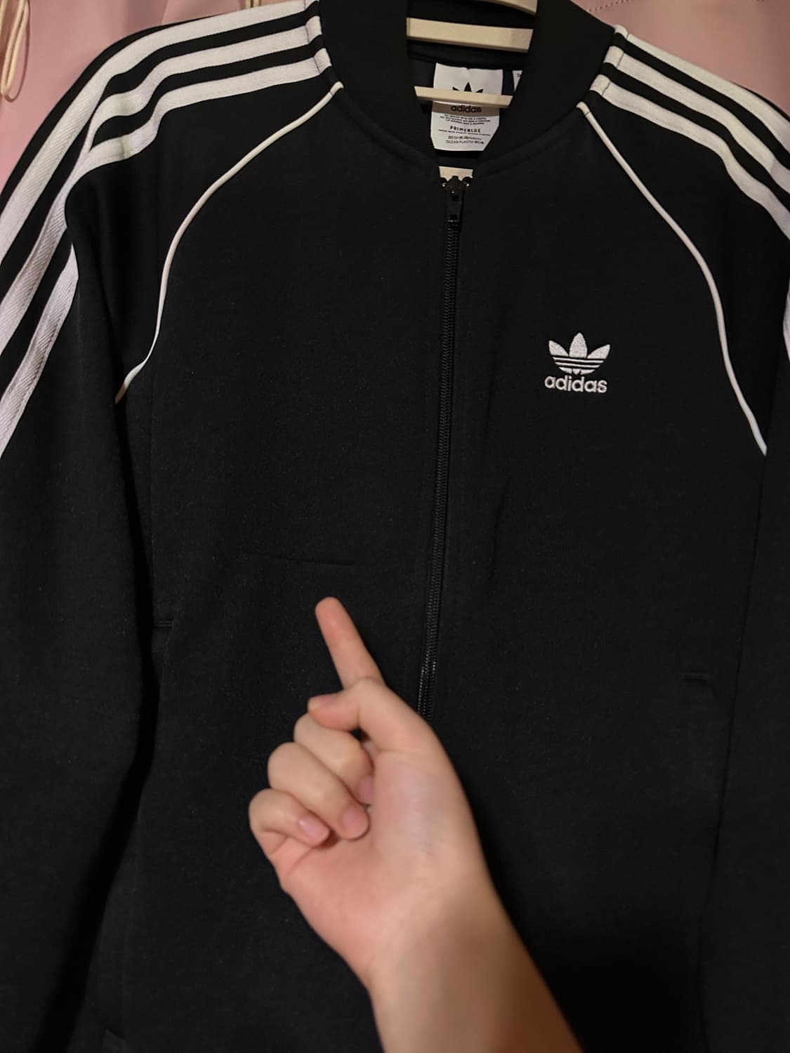 아디다스져지 아디다스 블랙 트랙탑 불꽃져지 파이어버드 슈퍼스타 투웨이 상품이미지3