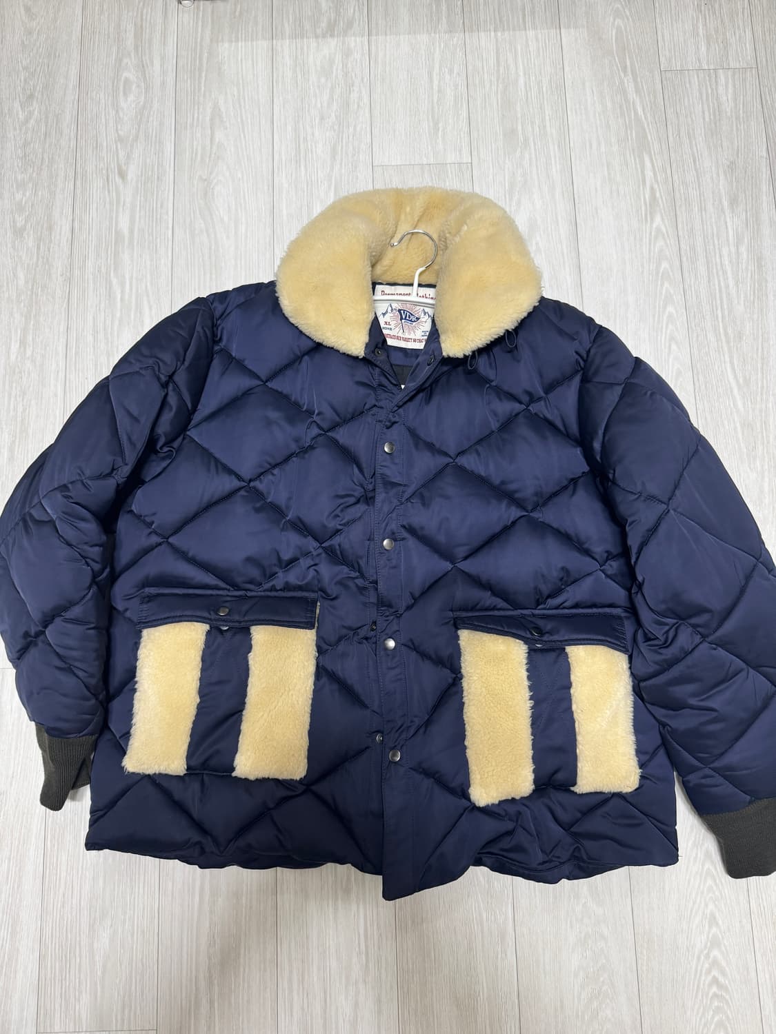 VDR 퀼팅 자켓 네이비 XL 상품이미지1