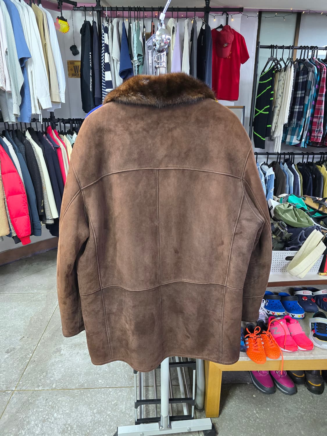 런던포그 양가죽 브라운 무스탕 (1305) 상품이미지2