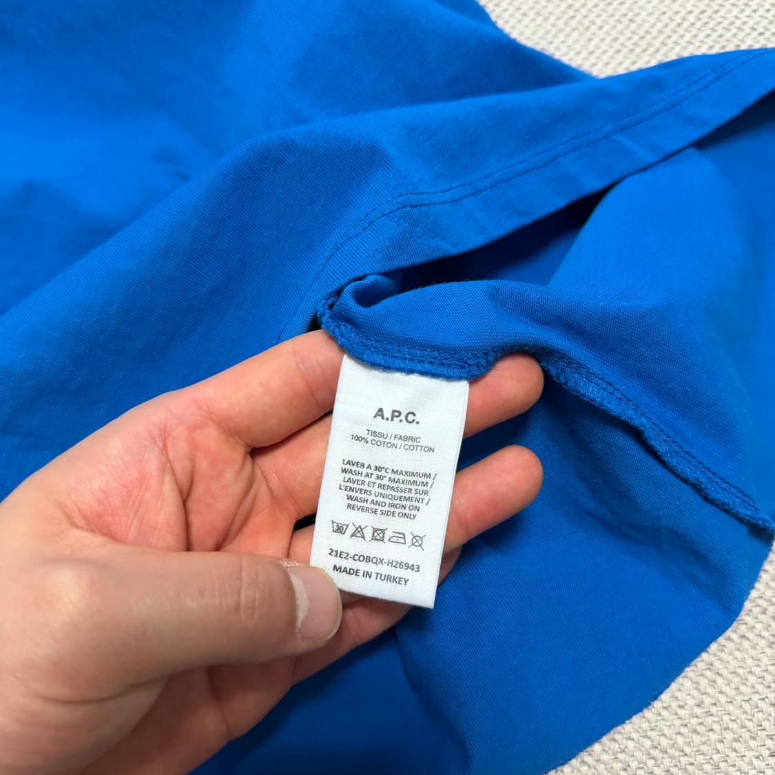 A.P.C. 아페쎄 로고 반팔티 상품이미지3