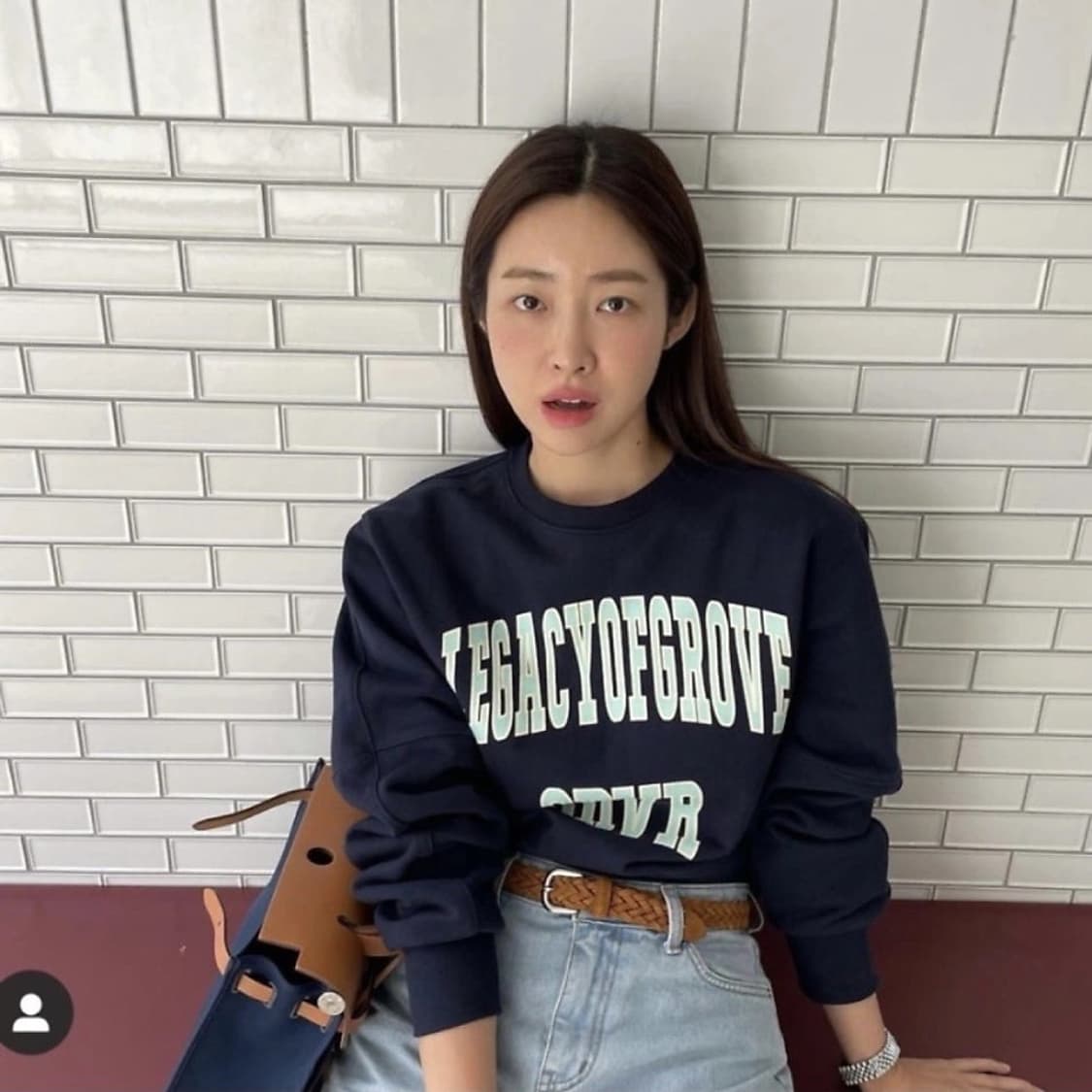 에르메스 에르백 31 네이비 베이지 은장 신품급 차정원 상품이미지2