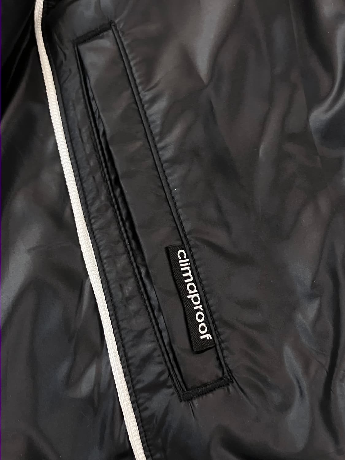 아디다스 슬림핏 바람막이 블랙 L #csz3172 상품이미지6