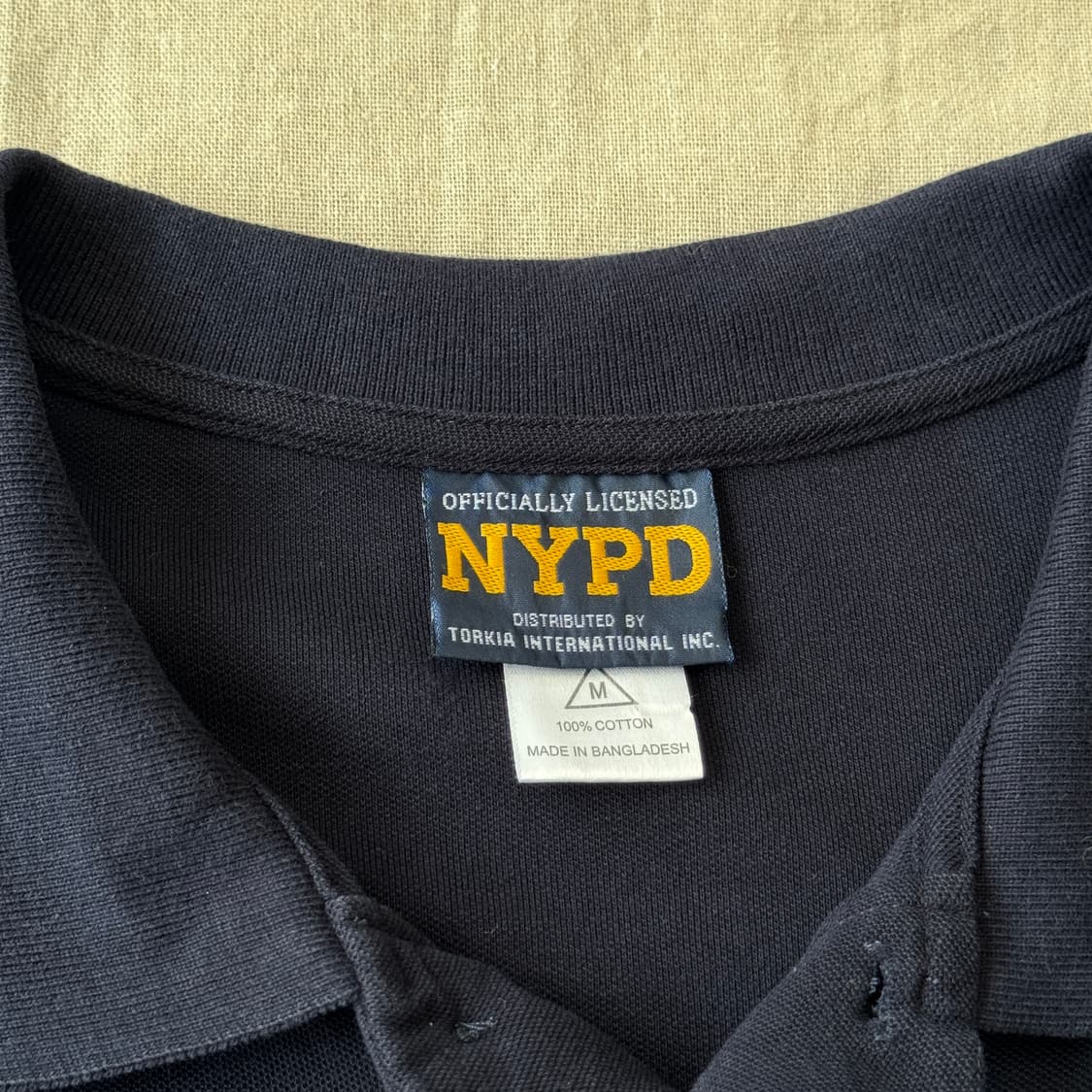 USA 빈티지 NYPD 자수 카라티 M 상품이미지4