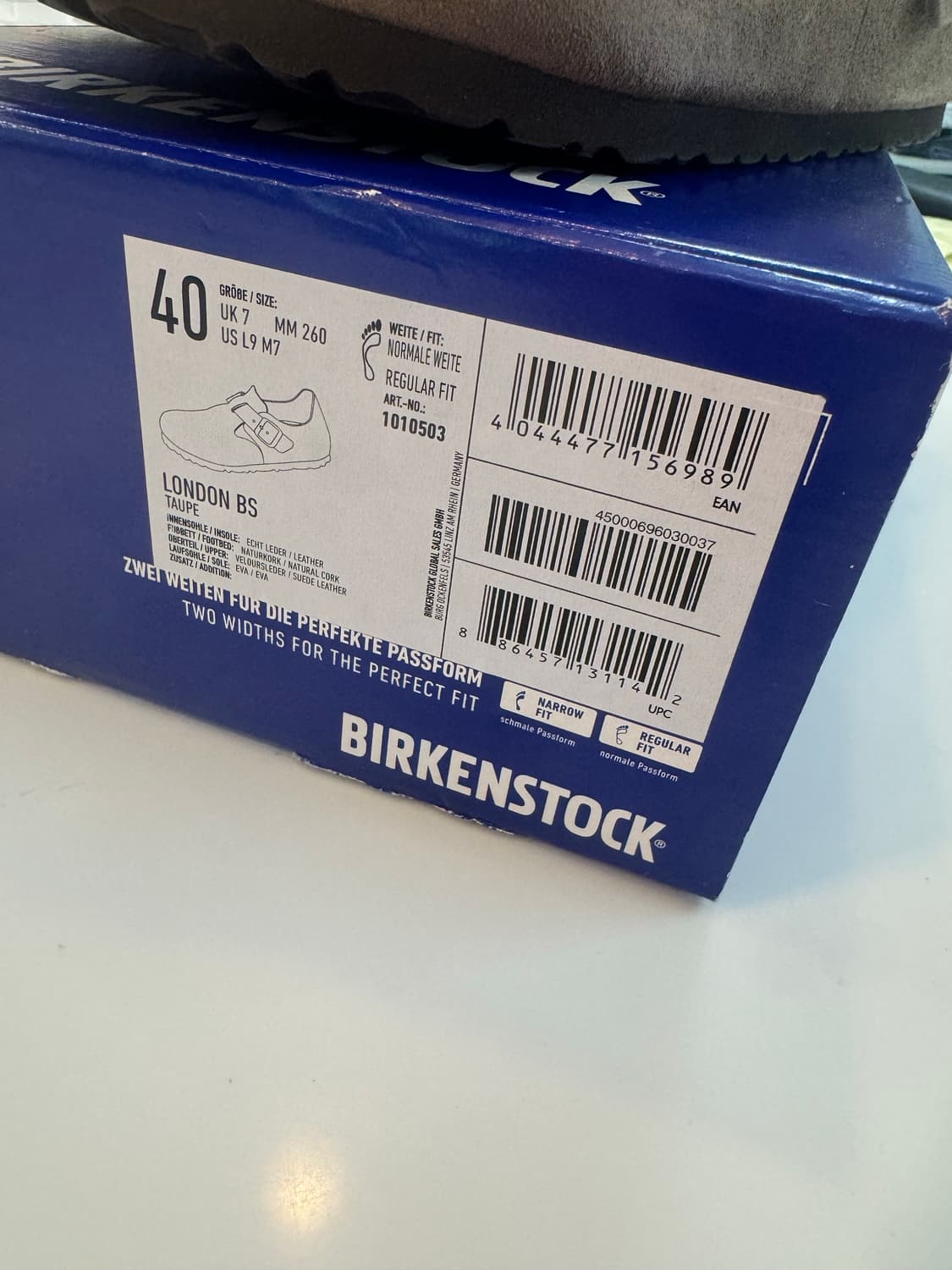 버켄스탁 런던 타우페 260(40) 새상품 상품이미지4