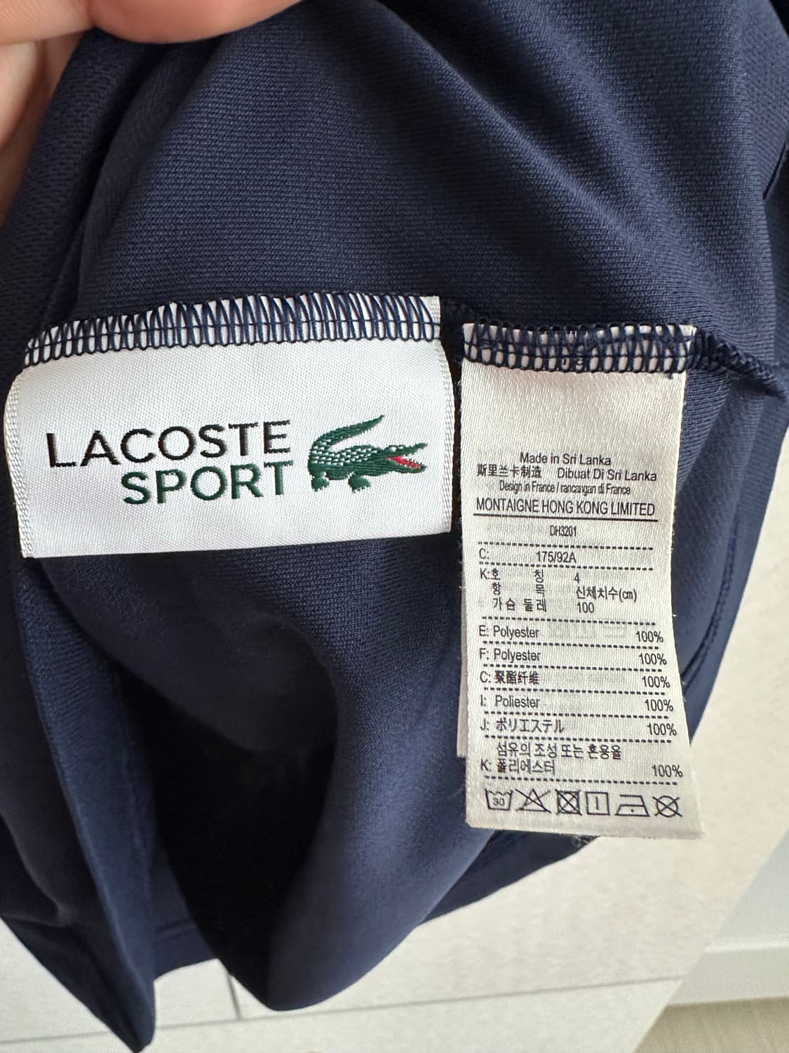 라코스테 스포츠 울트라 드라이 기능성 폴로 테니스 티셔츠 상품이미지4