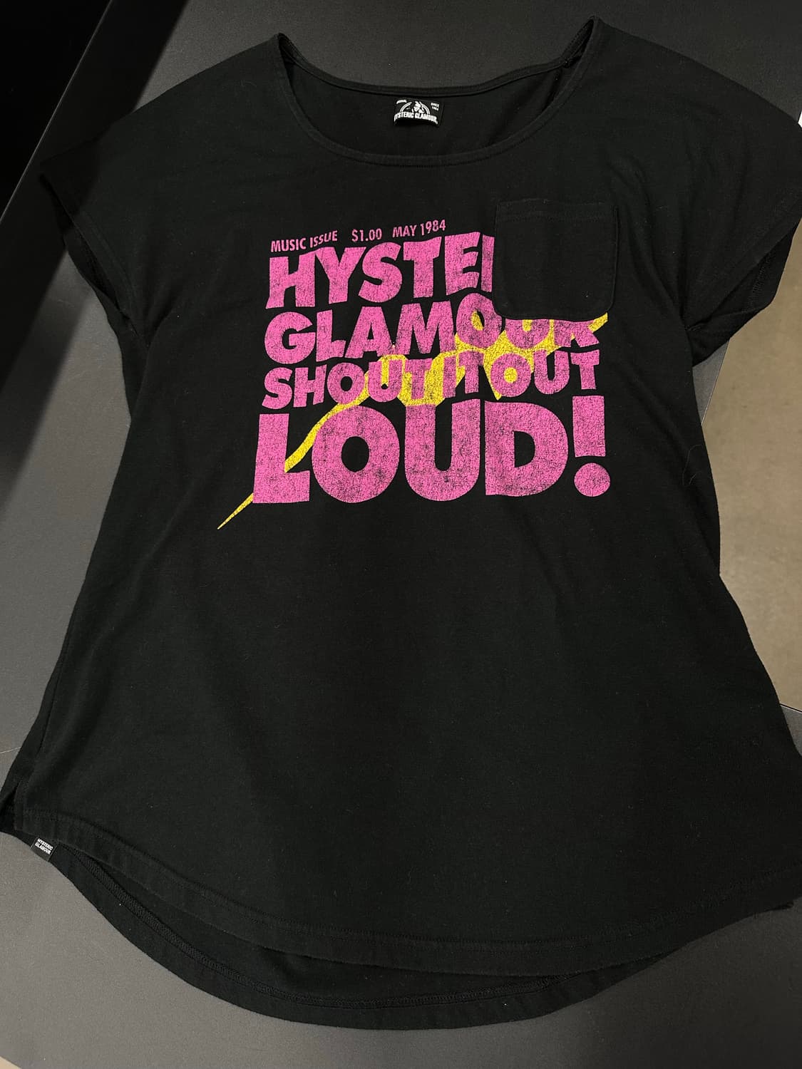 히스테릭 글래머 포켓 shout it out loud! 반팔 슬리브 상품이미지4