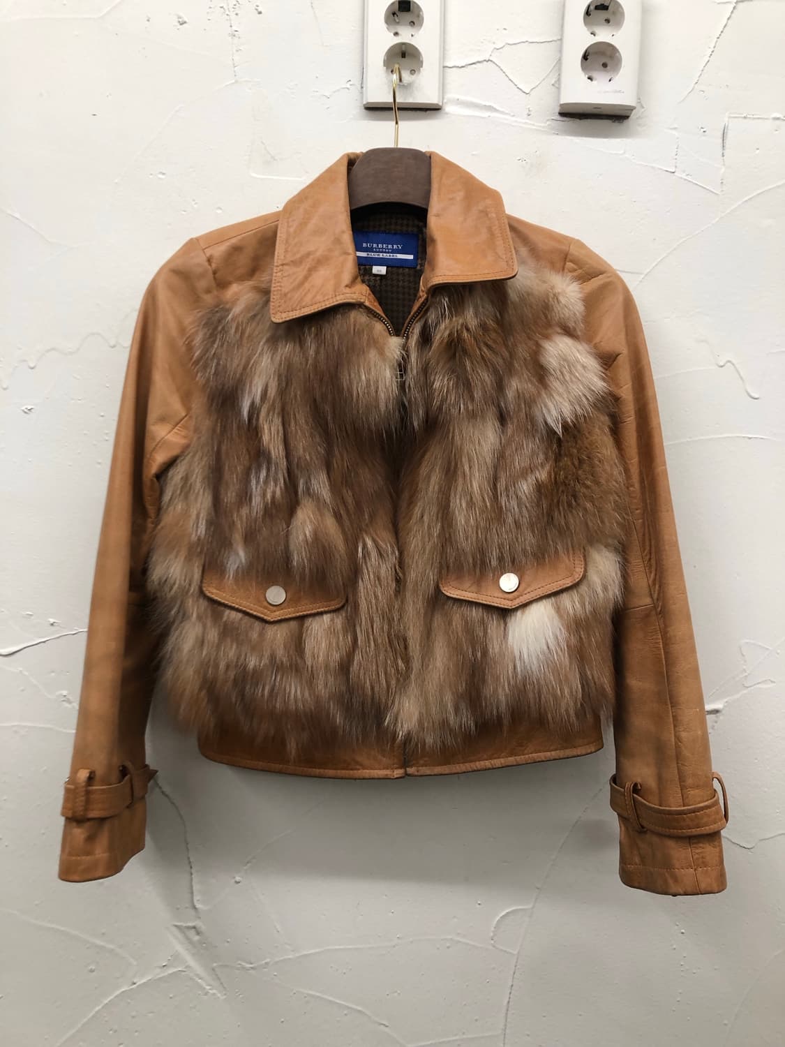 버버리 블루 라벨 소가죽 자켓 상품이미지1