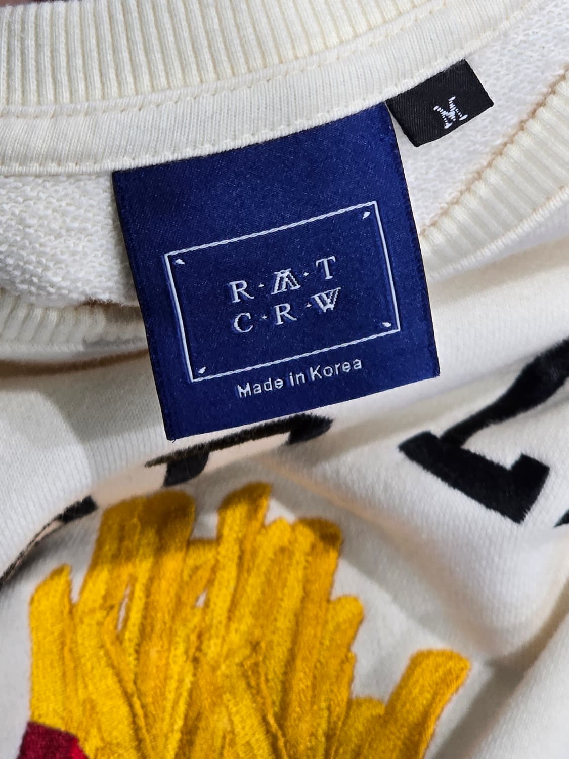 GOOD LIFE 크루넥 맨투맨 아이보리 상품이미지4