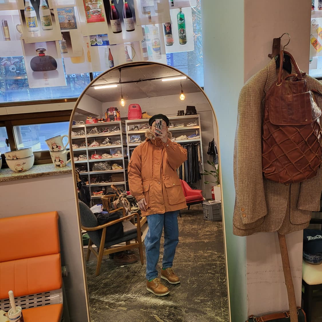 90s 아디다스 덕 다운 패딩 자켓 (105) 상품이미지2