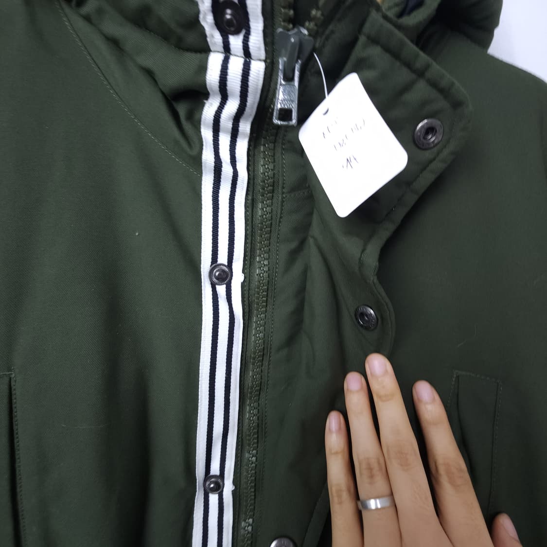 66[128] 아디다스 오리털 야상 자켓  상품이미지3