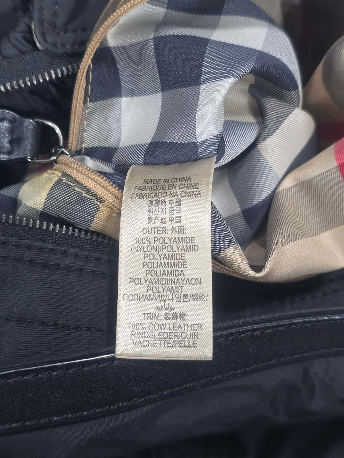 버버리 버클레이 나일론 금속장식 토트백  상품이미지10