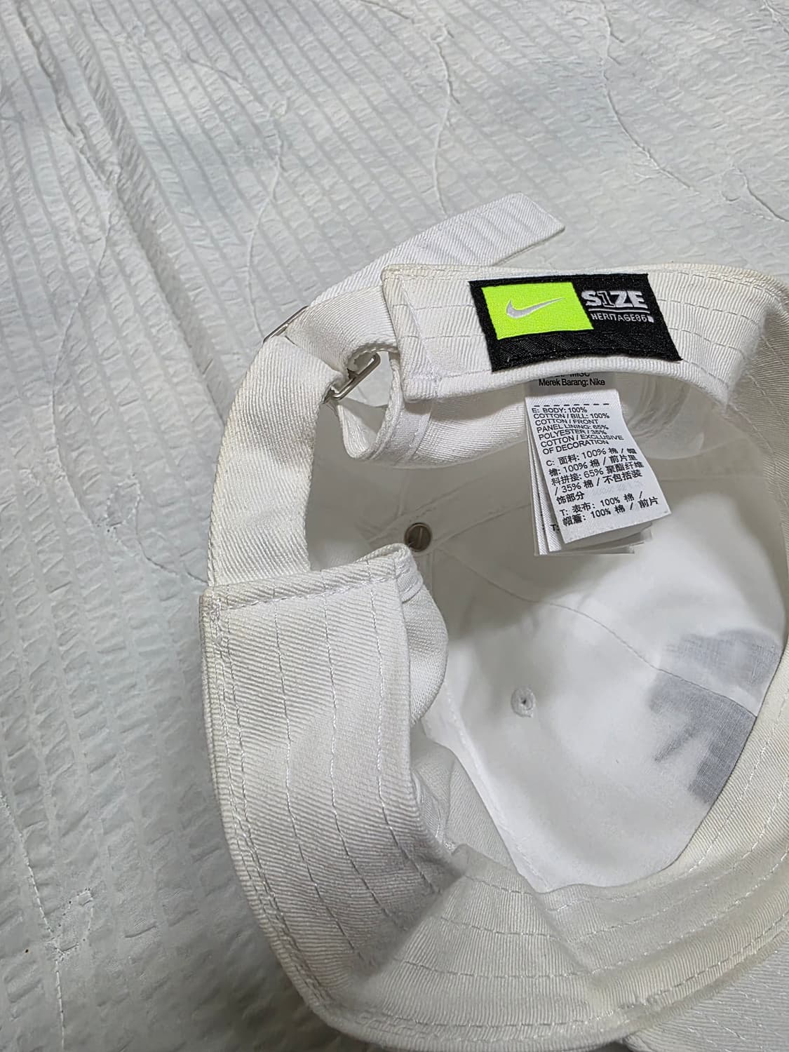 나이키 코리아 모자 볼캡 박재범 모자 nike KOREA 화이트 모자 상품이미지8