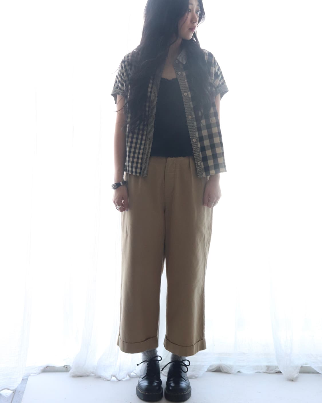 [Beams Heart] Gingham Check Shirt 상품이미지5