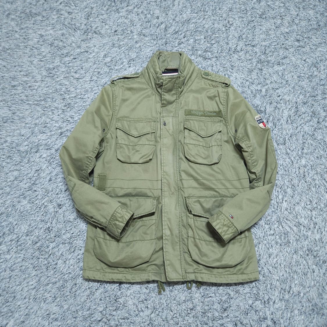 타미힐피거데님) XL 남자 야상점퍼 사파리자켓 / 왕눈이샵 상품이미지1