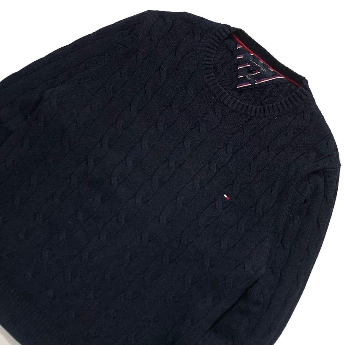 타미힐피거 네이비 케이블 니트   상품이미지2