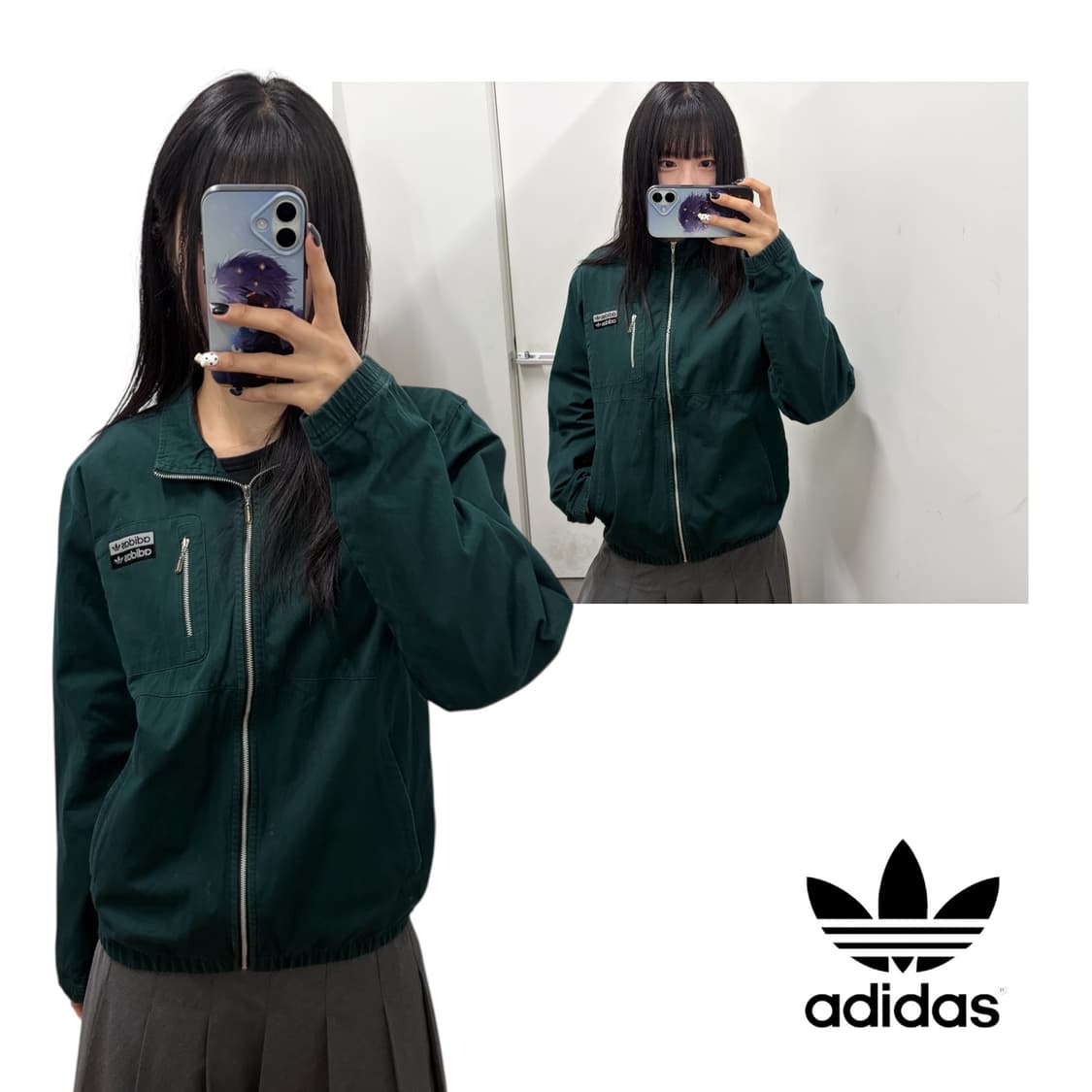 아디다스 더블로고 자켓 상품이미지1