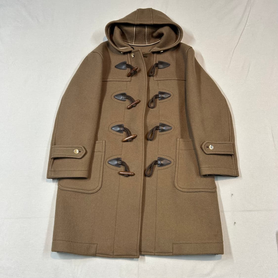 M) 반 잭 VAN JAC 클래식 우드 토글 더플 코트 상품이미지1