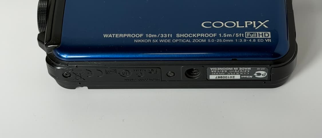 니콘 쿨픽스 aw100 블루 상품이미지2