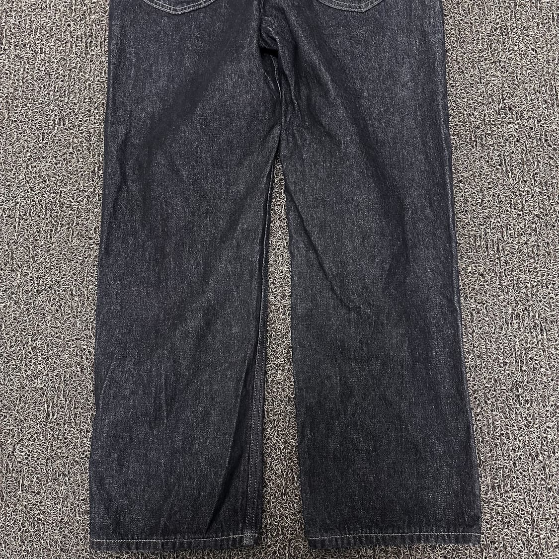 LEE 리 흑청 데님 와이드 청바지 팬츠 32인치 상품이미지7