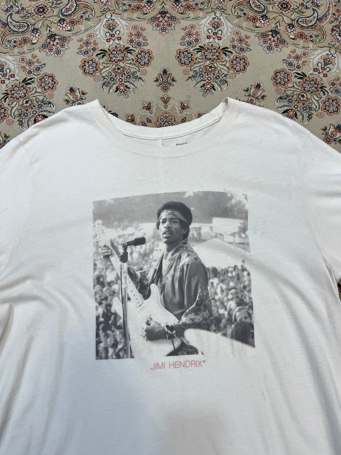 아베크롬비 지미 핸드릭스 프린팅 반팔 티셔츠 상품이미지2