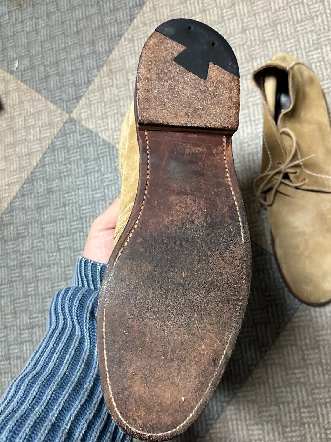 알든 1494 언라인드 처카 부츠 alden 상품이미지3