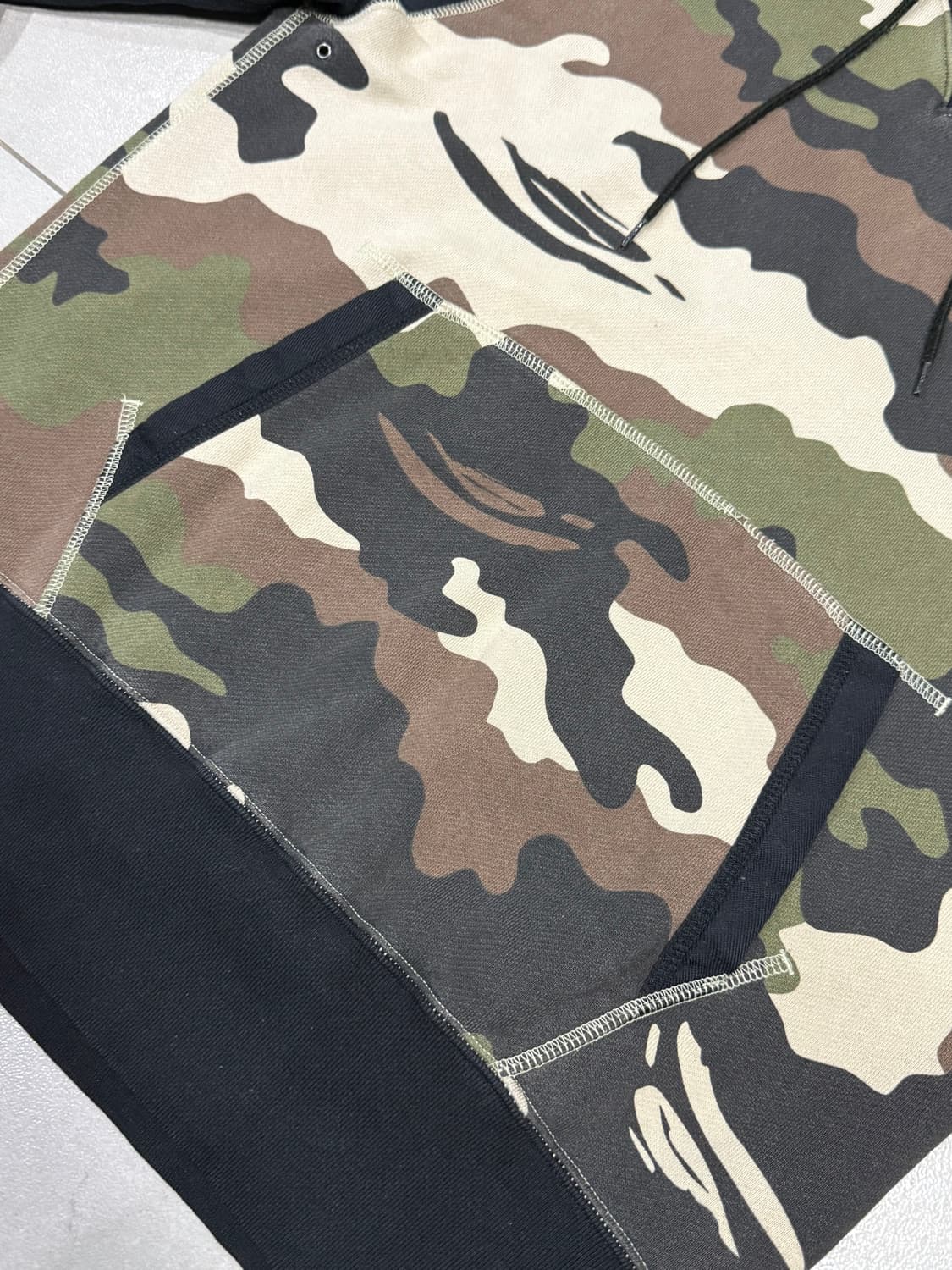 니고 시절 진짜 베이프 카모 택티컬 후드티 상품이미지5